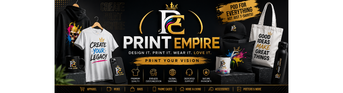 Banner for print empire